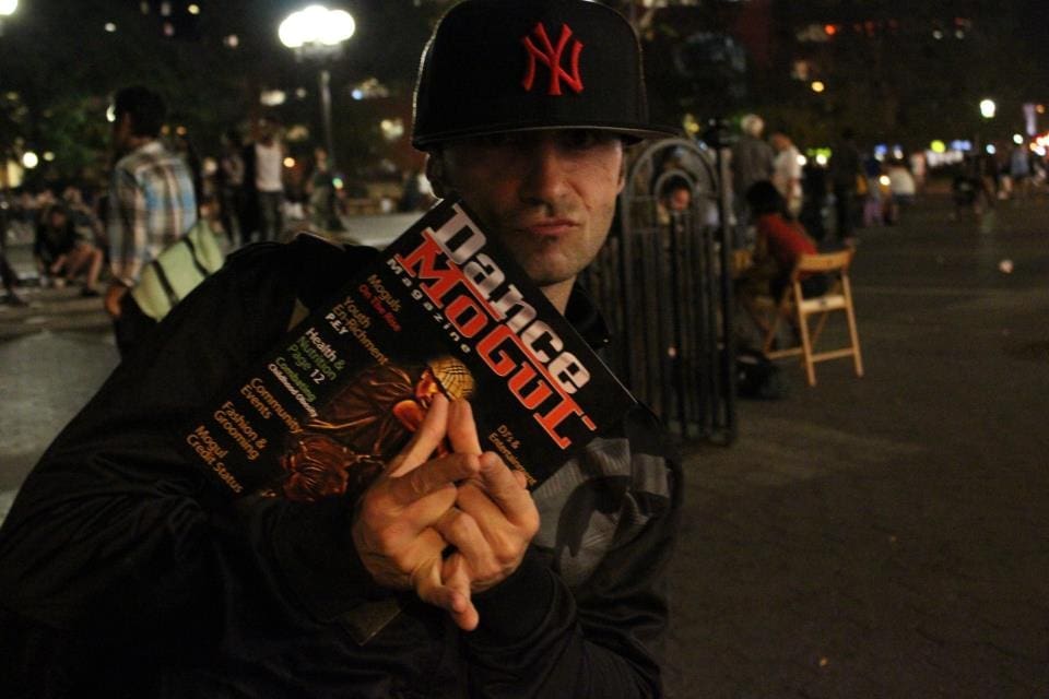 Razvan Tiny Gorea performing finger tutting