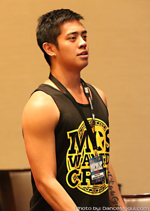Brian Puspos portrait at Hip Hop International