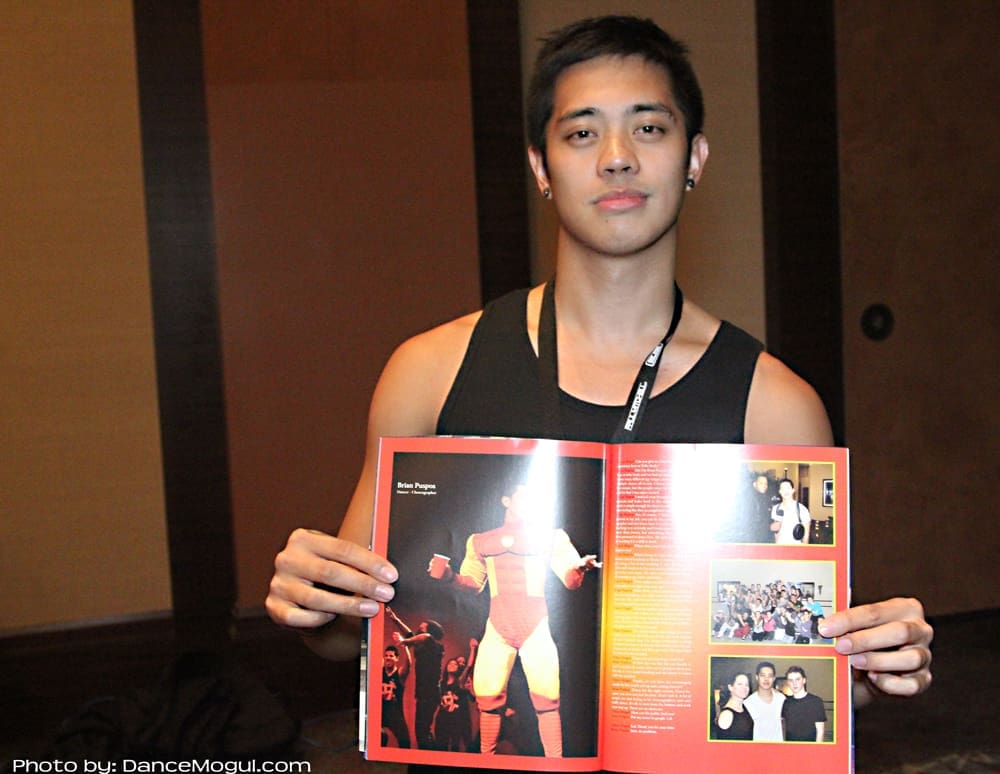 Brian Puspos featured in Dance Mogul Magazine at Hip Hop International