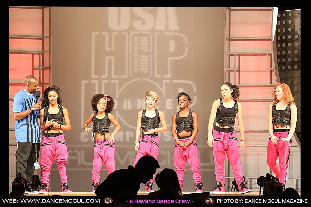 8 Flavahz dance crew group photo at Hip Hop International 2012