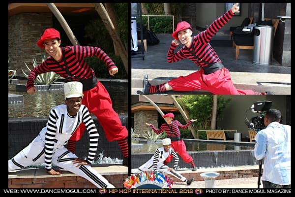 Hip Hop International competitors mid-performance in Las Vegas