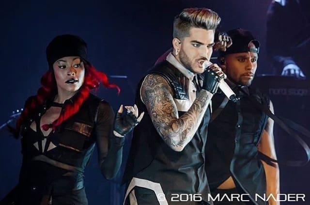 Holly Hyman on tour with Adam Lambert